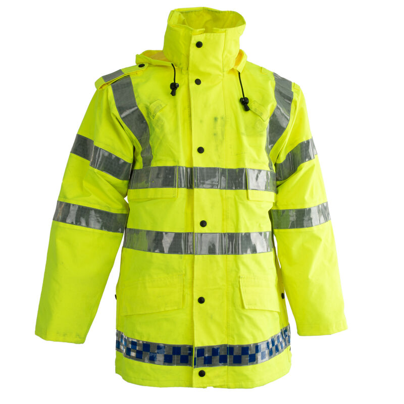 British Hi-Vis Police Rain Jacket, , large image number 1